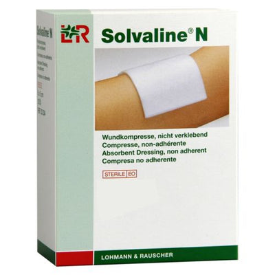 Solvaline-N Sterile Highly Absorbent Dressing 5cm x 5cm -   L&R Medical UK LTD EasyMeds Pharmacy