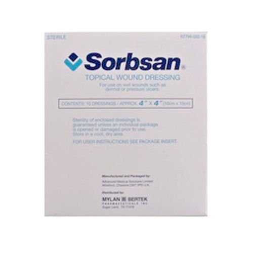 Sorbsan Surgical Wound Dressings 5cm x 5cm x 10 -   Aspen Medical EasyMeds Pharmacy