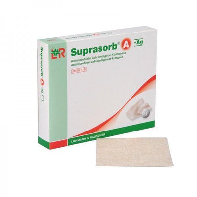 Suprasorb A +AG Antimicrobial Alginate Dressing 10cm x 10cm -   L&R Medical EasyMeds Pharmacy