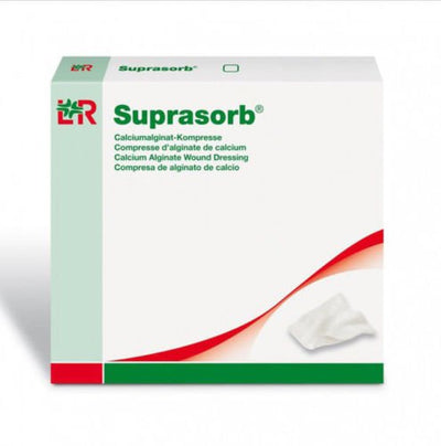 Suprasorb Alginate Dressing Sterile 5cm x 5cm x 10 -   L&R Medical EasyMeds Pharmacy