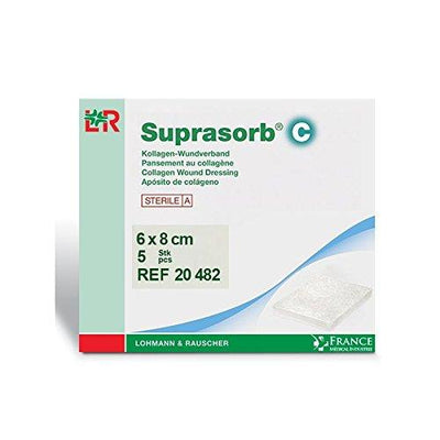 Suprasorb C Collagen Wound Dressing, 6cm x 8cm x 5 -   L&R Medical EasyMeds Pharmacy