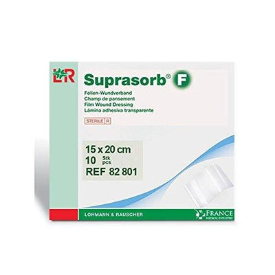 Suprasorb F Sterile Film Polyurethane Dressings 15cm x 20cm Pack of 10 -   L&R Medical EasyMeds Pharmacy