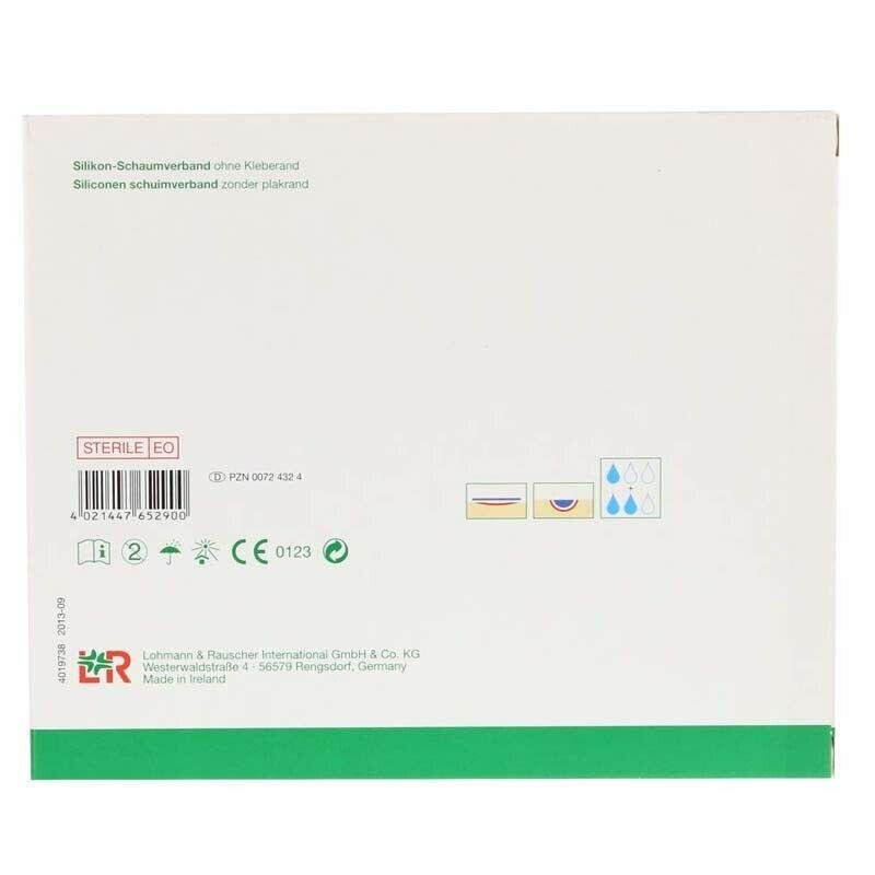 Suprasorb P Sensitive Non Border Silicone Dressing 5cm x 5cm x 10 -   Lohmann & Rauscher EasyMeds Pharmacy