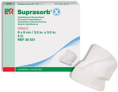 Suprasorb X Hydrobalance Wound Dressing 9cm x 9cm -   L&R Medical EasyMeds Pharmacy