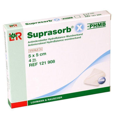 Suprasorb X + P H M B Non Infected Wounds Dressing 5cm x 5cm -   L&R Medical EasyMeds Pharmacy