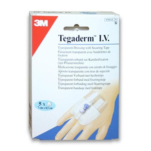 Tegaderm IV Transparent Peripheral Dressings 7cm x 8.5cm x 100 (5 x 20) -   3M EasyMeds Pharmacy