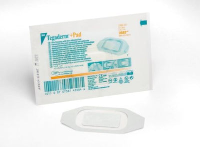 TEGADERM PLUS +PAD 3M Film Dressing 5cm x 7cm 3582 - Transparent/Waterproof/Non- -   3M Tegaderm + Plus Pad EasyMeds Pharmacy