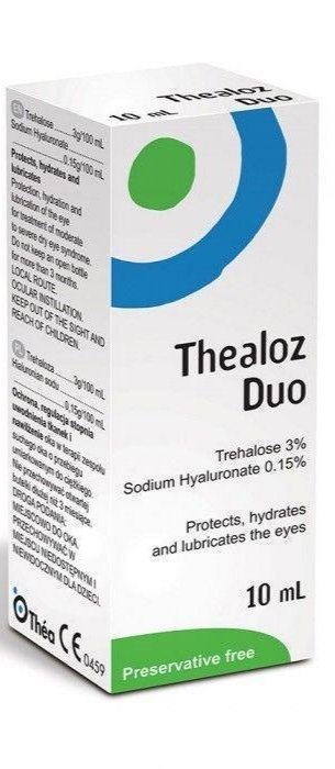 Thealoz Duo Spectrum Eye Drops Preservative Free for Dry Eyes 10ml -   Thea Pharmaceuticals EasyMeds Pharmacy