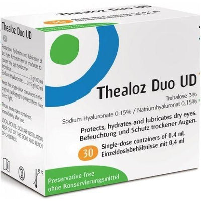 Thealoz Duo UD Preservative Free Eye Drops 0.4ml x 30 -   Thea Pharmaceuticals EasyMeds Pharmacy