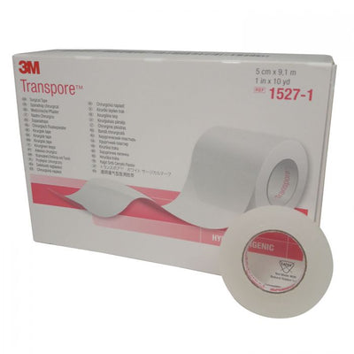 Transpore Surgical Tape 5 cm x 9.1 m (Box of 6) -   3M EasyMeds Pharmacy