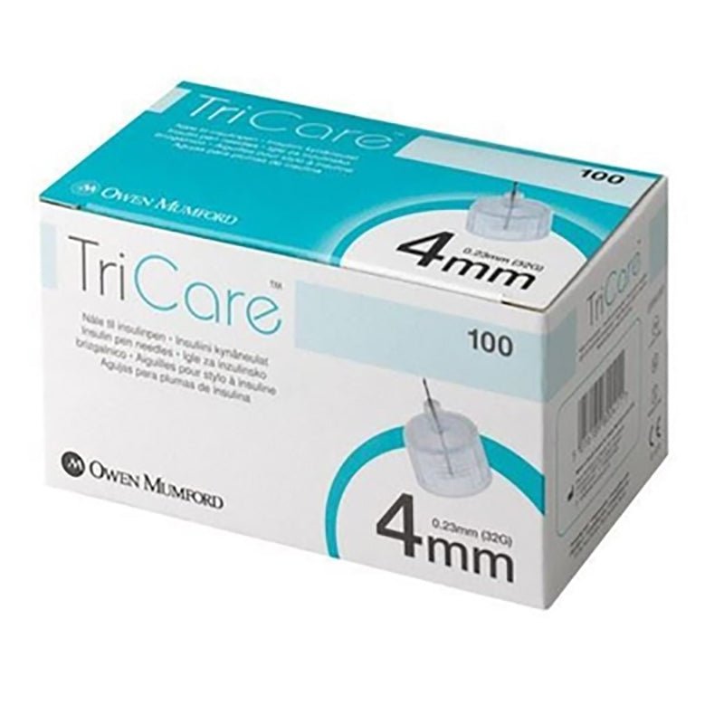 Tricare 32Gauge Pentips Needles 4mm x 100 -   Owen Mumford EasyMeds Pharmacy